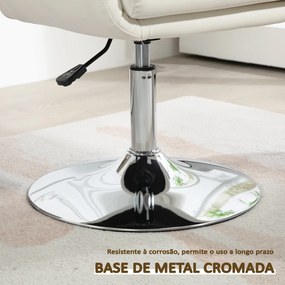 Cadeira Giratória de Escritório "Arden" com Encosto Envolvente – 60x60