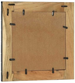 Espelhos 2 pcs 50x2x50 cm Madeira Sólida de Acácia