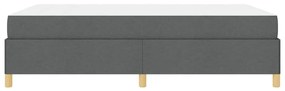 Cama Box Cinza Escuro e Branco e Cinza Escuro 140 x 200 cm