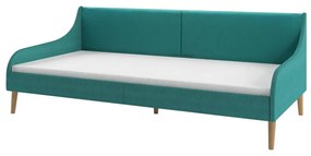 Estrutura de sofá-cama tecido verde