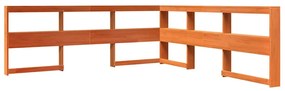 Cama com estante sem colchão 180x200 cm pinho maciço