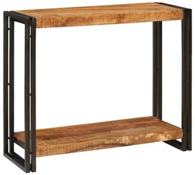 vidaXL Aparador 90 x 33 x 75 cm Madeira de mangueira áspera maciça
