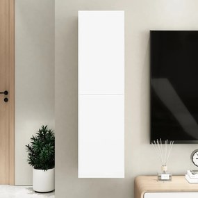 Móvel de TV 30,5x30x110 cm derivados de madeira branco