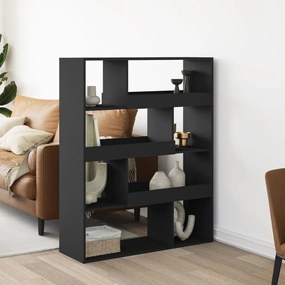 vidaXL Estante 100x33x125,5 cm derivados de madeira preto