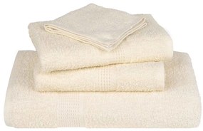 Toalhas de banho 10 pcs 100x150 cm 360 gsm 100% algodão creme