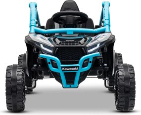 Carro elétrico para crianças Kawasaki TERYX KRX 1000 12V, controlo remoto, bateria de lítio, 2 motores de 25 W, com licença Azul