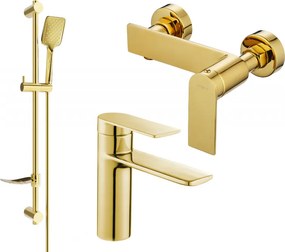 Mexen Zero DF62 conjunto de duche, dourado - 71104DF62-50