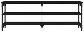 Móvel para TV 140x30x50 cm derivados de madeira preto