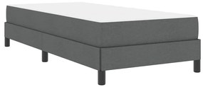 Cama Box Outros Cinzento escuro 90 x 190 cm tecido