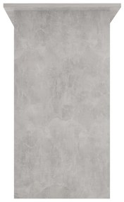 Secretária 80x45x74 cm contraplacado cinzento cimento