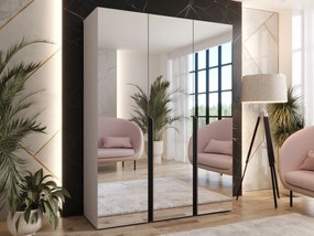 Roupeiro Hartford 590, Preto, Caxemira, 202x150x52cm, 104.8 kg, Portas para roupeiro: Com dobradiças