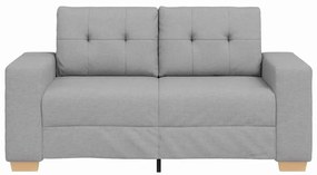 Sofá Loveseat Cinzento Nuvem 120 cm em Tecido vidaXL