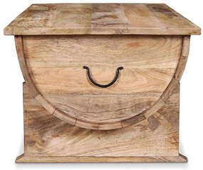 Mesa de centro madeira de mangueira maciça 88x50x40 cm