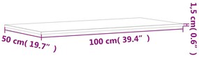 Prateleiras de parede 4pcs derivados de madeira cinzento sonoma