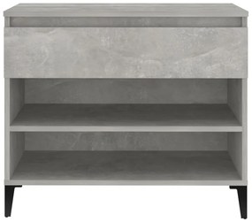 Sapateira 70x36x60 cm derivados de madeira cinzento cimento