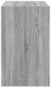 Sapateira 80x42x69 cm derivados de madeira cinzento sonoma