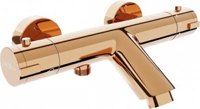 Mexen Kai torneira termostática para banheira, ouro rosa - 77300-60