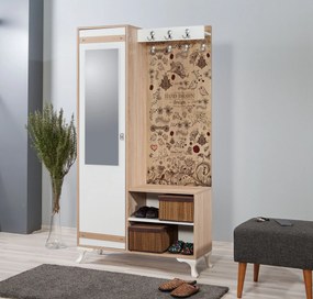 Hall Stand Inci – Carvalho Sonoma – 100x190x36 cm