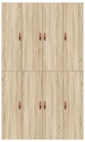 Estrado de Cama Storage vidaXL Carvalho Sonoma 120x190 cm