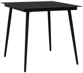 3 pcs conjunto de jantar para jardim