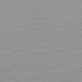 Almofadões banco jardim 2 pcs 200x50x7cm tecido oxford cinzento