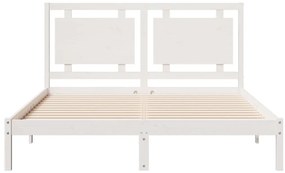 Cama extra longa sem colchão 160x220 cm madeira maciça