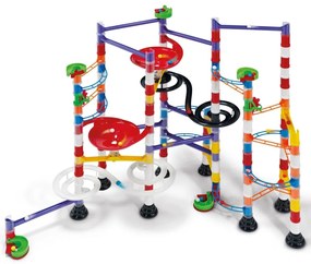 Quercetti Conj. pista de corrida de berlindes 213 pcs Migoga Maxi