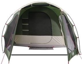 Tenda familiar para 6 pessoas impermeável verde