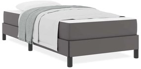 Cama Outros Cinzeto 100 x 200 cm Couro sintético