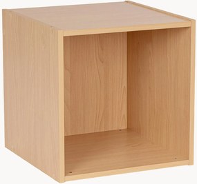 Estante de parede modular com aspeto de madeira Composite