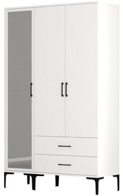 Roupeiro Kumsal RT – Branco – 120x47,5x201,4 cm