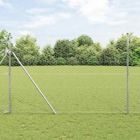 Cerca Hexagonal vidaXL 1,5x10 m Aço Galvanizado