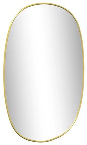 Espelho de parede 50x35 cm dourado