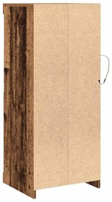 Sideboard vidaXL com luzes LED em madeira velha 41x37x100 cm
