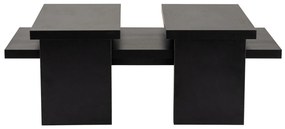 Mesa de Centro "Sanctuary" – Preto, 110x45x41,5 cm, Design Acolhedor e