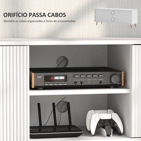 Móvel de TV Moderno Móvel de TV para Sala de Estar com 2 Compartimento