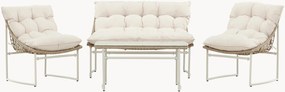 Conjunto lounge de jardim Tina, conjunto de 4