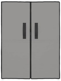 Sapateira 60x28x90 cm tecido cinzento