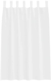 Cortinas com cortinas 2 pcs Branco 140 x 175 cm Poliéster