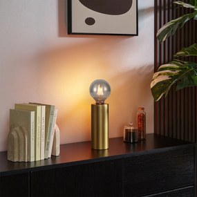 Candeeiro de Mesa Moderno Latão 24cm - Cylinder