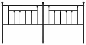 Cabeceira de cama 193 cm metal preto