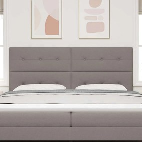 Cabeceira LED Taupe da de 100 cm em Tecido