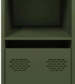 Aparador 101,5x39x73,5 cm aço laminado a frio verde-azeitona