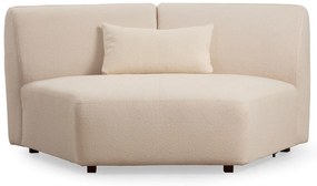 Sofá de Canto Mentis – Creme – 360x108x79 cm