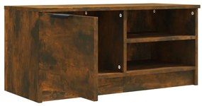 Móveis de TV 2 pcs 80x35x36,5 cm madeira proc. carvalho fumado