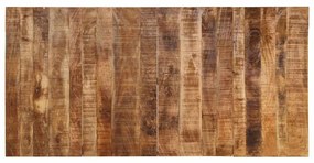 Mesa de jantar 200x100x75 cm madeira de mangueira maciça áspera