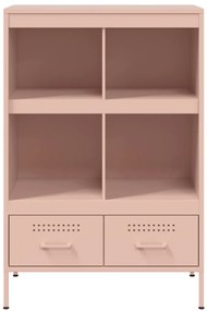 Móvel alto 68x39x101,5 cm aço rosa