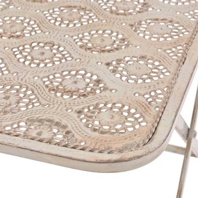 3 pcs conjunto bistrô em aço branco