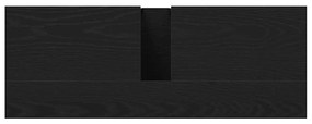 Armário de Pia de Banheiro vidaXL Carvalho Preto 80x30x60 cm Madeira E