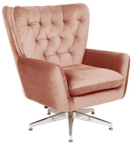 Poltrona BÉCQUER – Giratória e Ajustável – 80x80x110~116 cm – Tecido V